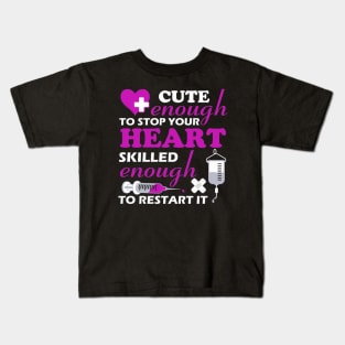 cute enough to stop your heart Kids T-Shirt